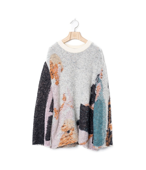 Dim Dream Knit Sweater［BSD26AW-09］WHITE【2026AW】