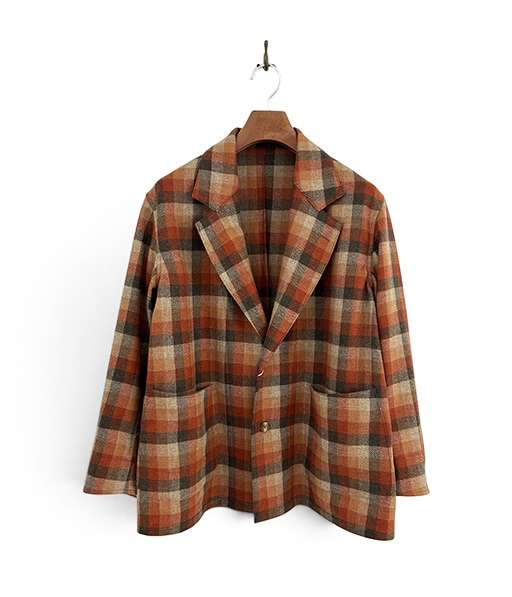 COVERALL JKT BLOCK CHECK［260208］【2026AW】