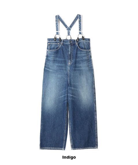 5Pocket Suspender Pants - Denim［PS1018］【SOLDOUT】