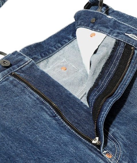 5Pocket Suspender Pants - Denim［PS1018］【SOLDOUT】