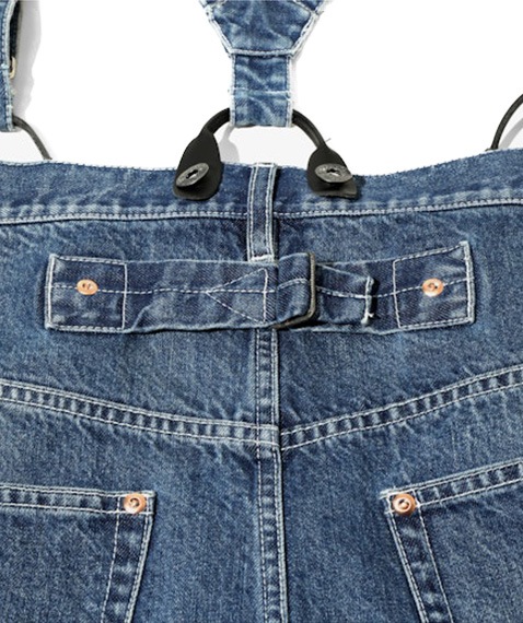 5Pocket Suspender Pants - Denim［PS1018］【SOLDOUT】