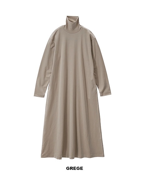《SALE》Brushed Mockrody High Neck Dress［GL253-70426］【2025AW】