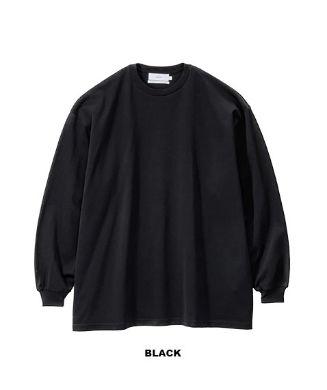 Brushed Mockrody Crew Neck L/S Tee［GM253-70423］【2025AW