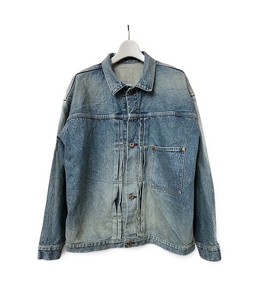 SHABBY HEAVY KIBATA SHUTTLE HYPER BIG WWII "1ST" DENIM JACKET［IT26S049］【SOLDOUT】