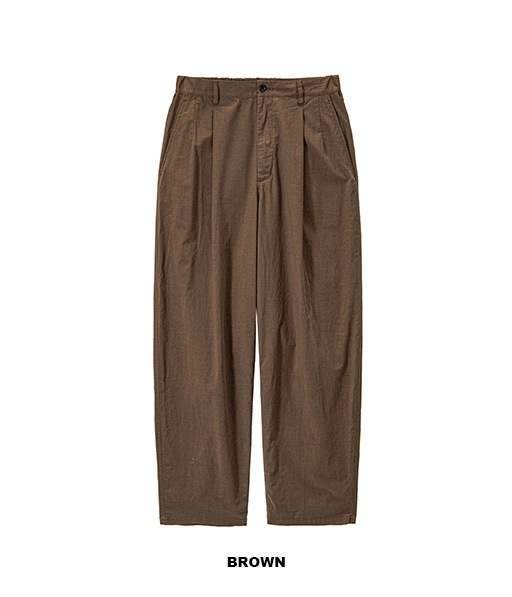Cotton Wool Poplin Oversized Slacks［GM261-40308］【2026SS】【SOLDOUT】
