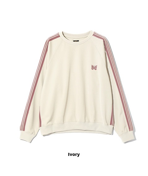 Track Crew Neck Shirt - Poly Smooth［QV306］Ivory【2025SS】 【SOLDOUT】