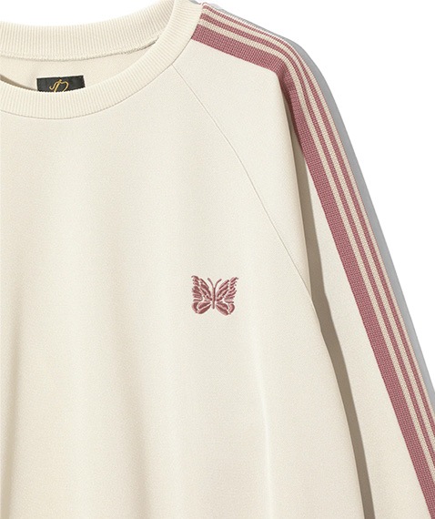 Track Crew Neck Shirt - Poly Smooth［QV306］Ivory【2025SS】 【SOLDOUT】