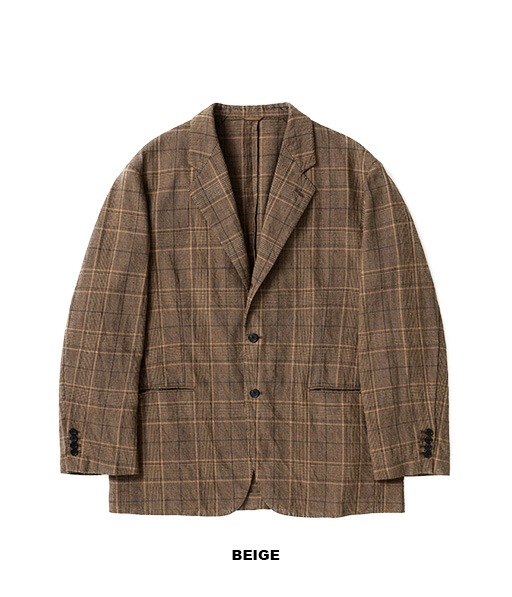 Washed Wool Linen Jacket［26SAP-01-14］【2026SS】【26STYLE1】【SOLDOUT】