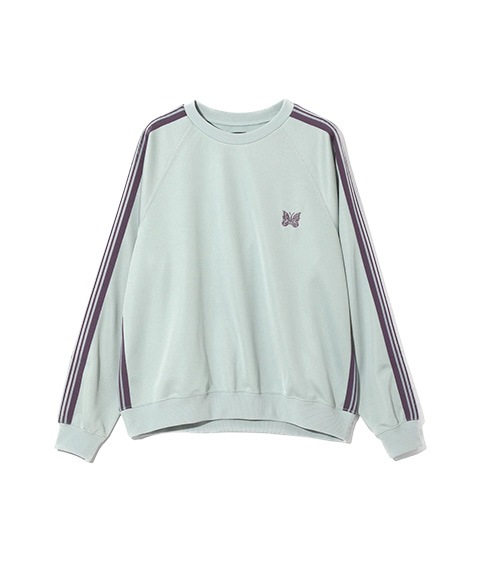 Track Crew Neck Shirt - Poly Smooth［QV306］Sax【2025SS】【SOLDOUT】