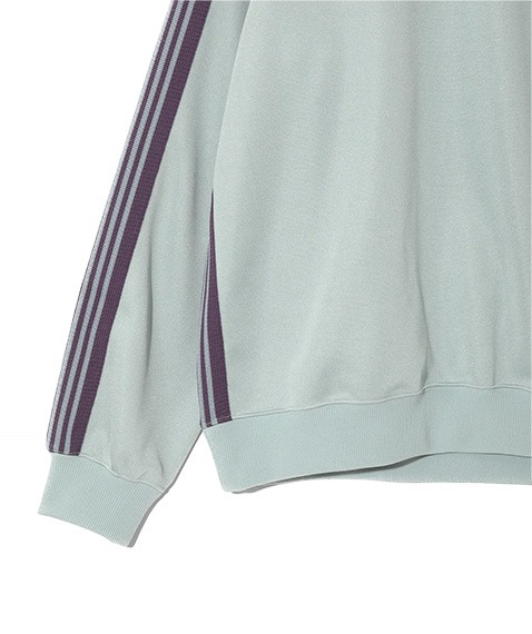 Track Crew Neck Shirt - Poly Smooth［QV306］Sax【2025SS】【SOLDOUT】