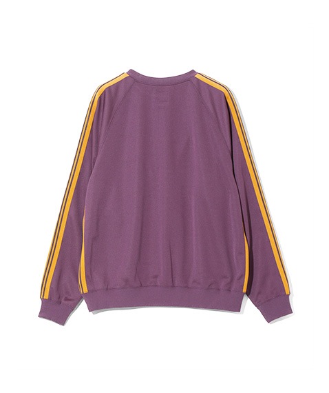 Track Crew Neck Shirt - Poly Smooth［QV306］Purple【2025SS】【SOLDOUT】
