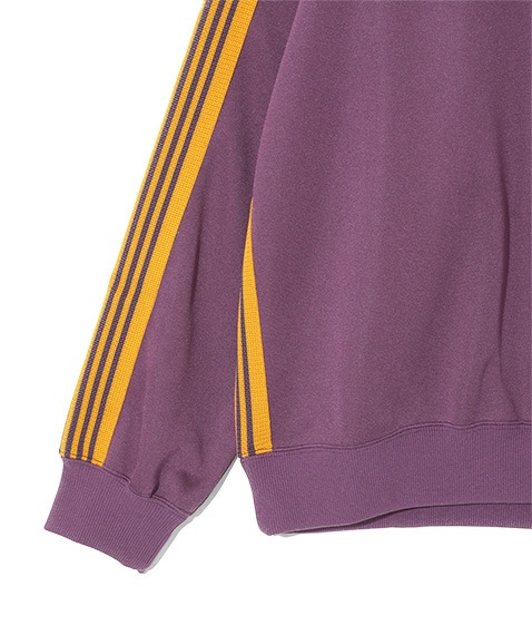 Track Crew Neck Shirt - Poly Smooth［QV306］Purple【2025SS】【SOLDOUT】