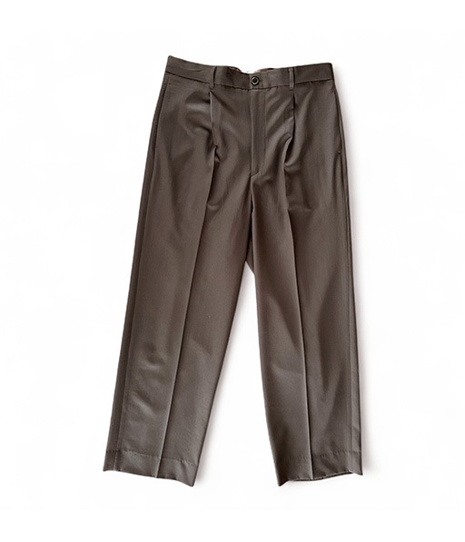 S120 WOOL GABA 1TUCK EASY SLACKS［25W-BIS-PT03M］【2025AW】