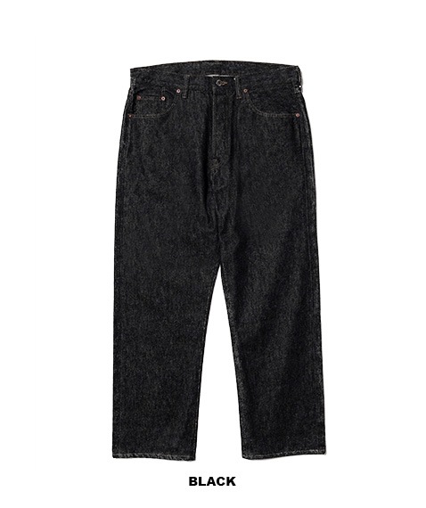 Black Wasked Denim Pants［AP-4007］【2024AW】【24STYLE2】【SOLDOUT