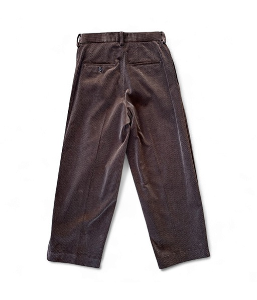 CORDUROY 2TUCK WIDE TROUSERS［25W-BIS-PT12M］【2025AW】