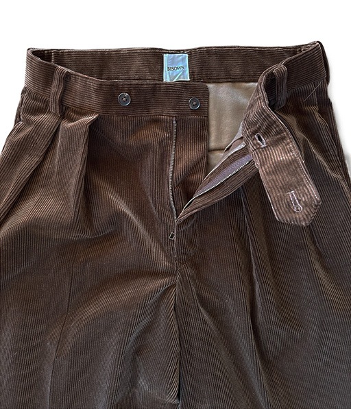CORDUROY 2TUCK WIDE TROUSERS［25W-BIS-PT12M］【2025AW】