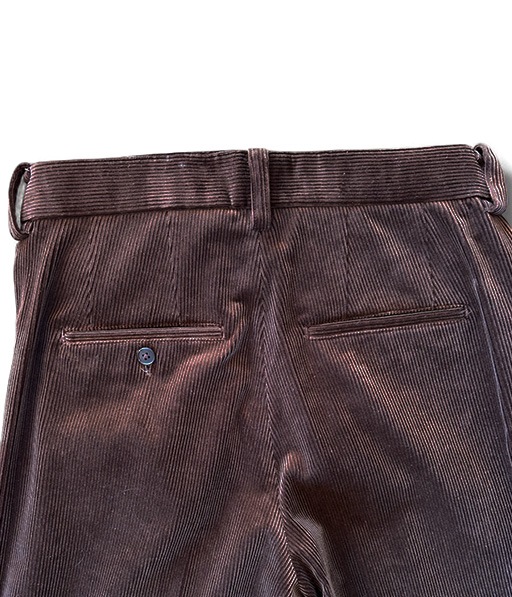 CORDUROY 2TUCK WIDE TROUSERS［25W-BIS-PT12M］【2025AW】