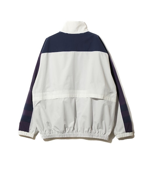 Needles×FILA Star Cut Over Sized Windbreaker［TY530］White/Navy/Purple【2026AW】