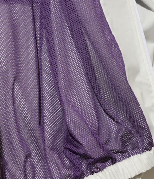 Needles×FILA Star Cut Over Sized Windbreaker［TY530］White/Navy/Purple【2026AW】