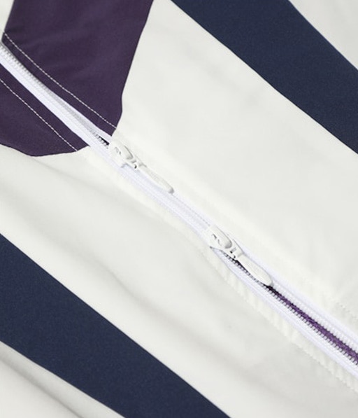 Needles×FILA Star Cut Over Sized Windbreaker［TY530］White/Navy/Purple【2026AW】