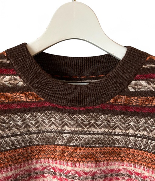 CASHMERE FAIRISLE SHORT VEST［25W-BIS-KN02S］【2025AW】