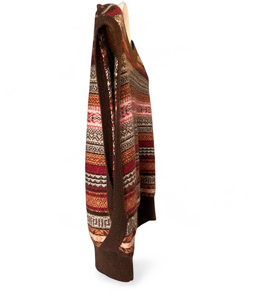 CASHMERE FAIRISLE SHORT VEST［25W-BIS-KN02S］【2025AW】