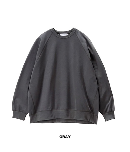 Hard Terry Crew Neck Sweat［GM253-70195B,GM253-70195C］【2025AW】