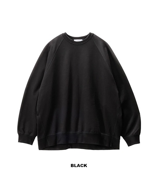 Hard Terry Crew Neck Sweat［GM253-70195B,GM253-70195C］【2025AW】