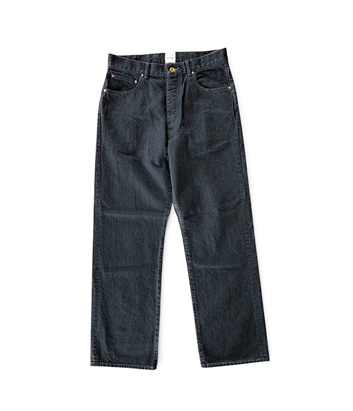 パンツ BISOWN CO/HE PURE STRAIGHT DENIM 26ss CO/HE PURE STRAIGHT DENIM［26S-BIS-PT05］W BLACK【2026SS