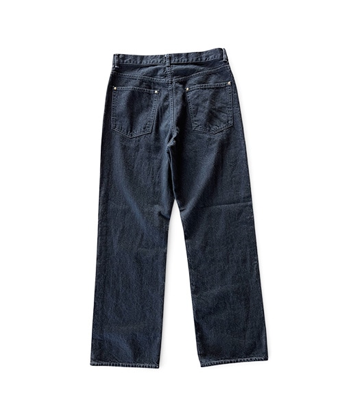 CO/HE PURE STRAIGHT DENIM［26S-BIS-PT05］W BLACK【2026SS