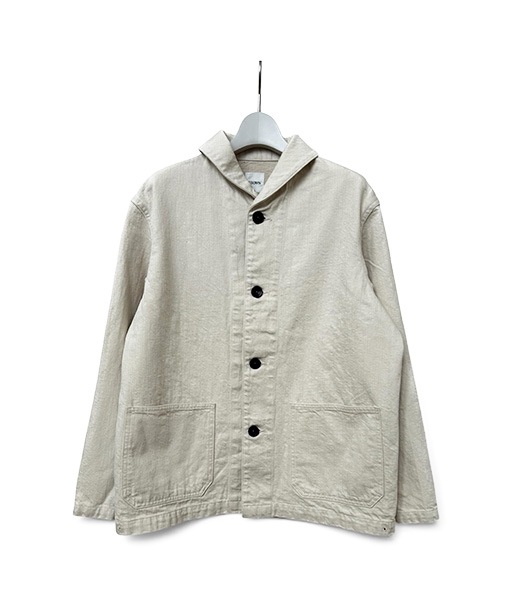 CO/HE USN SHAWL COVERALL［26S-BIS-BZ07H］UN DYED【2026SS】