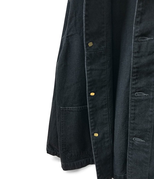 CO/HE USN SHAWL COVERALL［26S-BIS-BZ07H］W BLACK【2026SS】