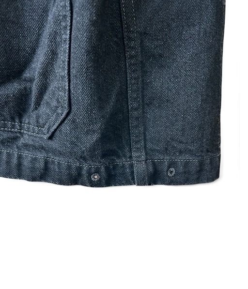 CO/HE USN SHAWL COVERALL［26S-BIS-BZ07H］W BLACK【2026SS】