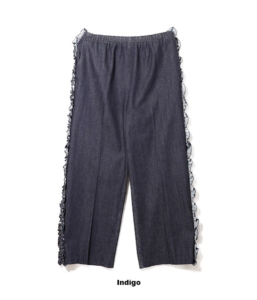 Frill Side Flare Pant - Denim［SW1011］【2026SS】