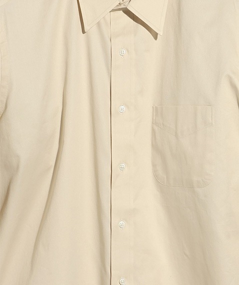 REGULAR COLLAR SHIRT［015FD252001］BEIGE【2025AW】