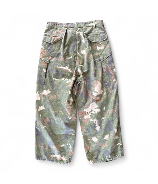 Poplin camouflage cargo pants［2552］【2025AW】
