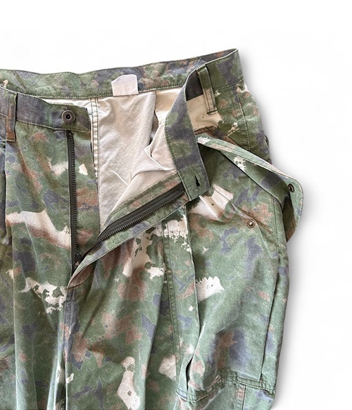 Poplin camouflage cargo pants［2552］【2025AW】