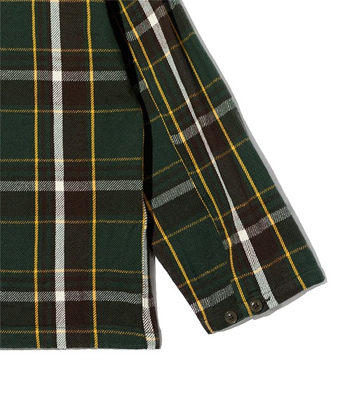 Zip Hooded Shirt - Cotton Heavy Twill Plaid［TX072］【2026AW】