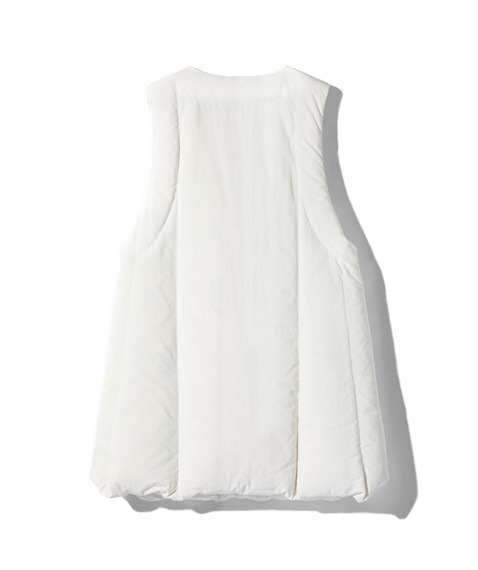 《SALE》Long Down Vest［NQ856］White