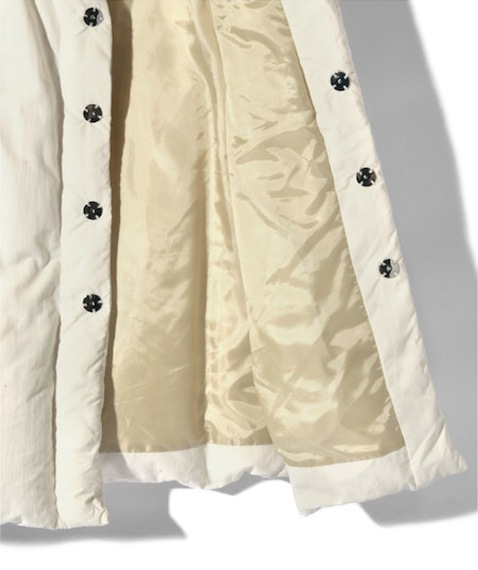 《SALE》Long Down Vest［NQ856］White