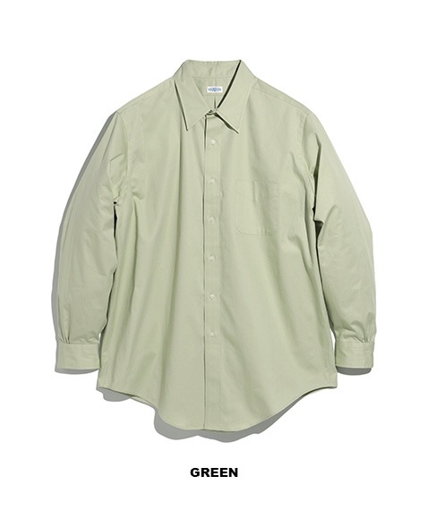 REGULAR COLLAR SHIRT［015FD252001］GREEN【2025AW】