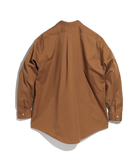 REGULAR COLLAR SHIRT［015FD252001］MOCHA【2025AW】