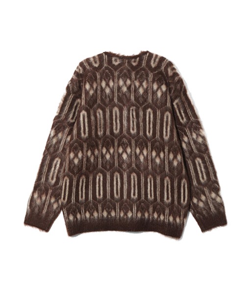 Mohair Cardigan - Geometric［RW357］【2025AW】