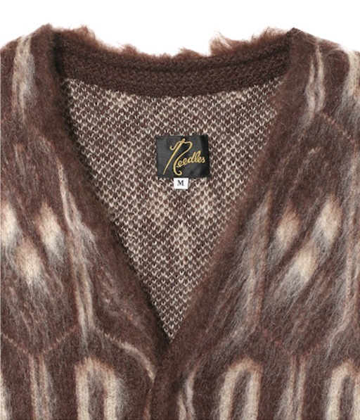 Mohair Cardigan - Geometric［RW357］【2025AW】