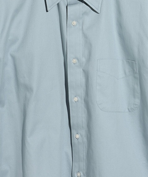 REGULAR COLLAR SHIRT［015FD252001］SMOKE BLUE【2025AW】