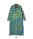 SALEOne-up Shirt Dress - R/C Flannel Cloth / PrintedLQ154Sax