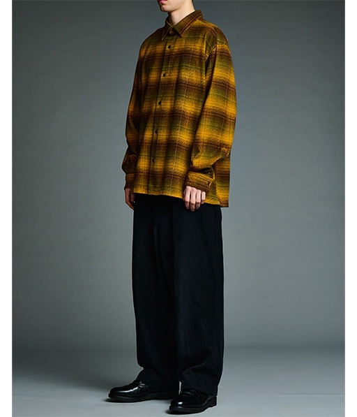 Vintage Cotton Silk Nep Twill Check Shirts［26AAP-02-06］【2026AW】【26STYLE2】【SOLDOUT】