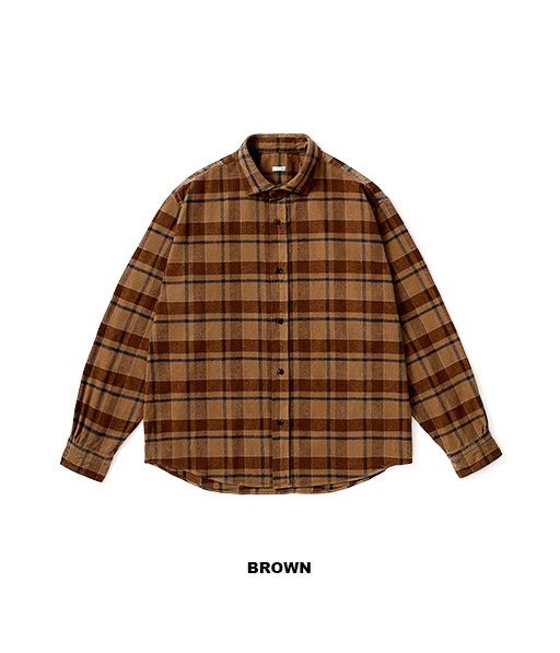 Vintage Cotton Silk Nep Twill Check Shirts［26AAP-02-07］【2026AW】【26STYLE2】【SOLDOUT】