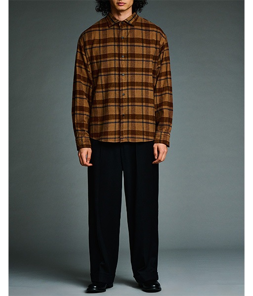 Vintage Cotton Silk Nep Twill Check Shirts［26AAP-02-07］【2026AW】【26STYLE2】【SOLDOUT】