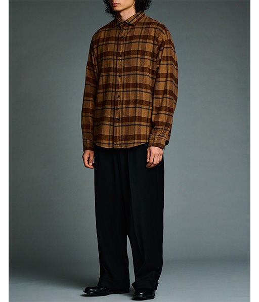 Vintage Cotton Silk Nep Twill Check Shirts［26AAP-02-07］【2026AW】【26STYLE2】【SOLDOUT】